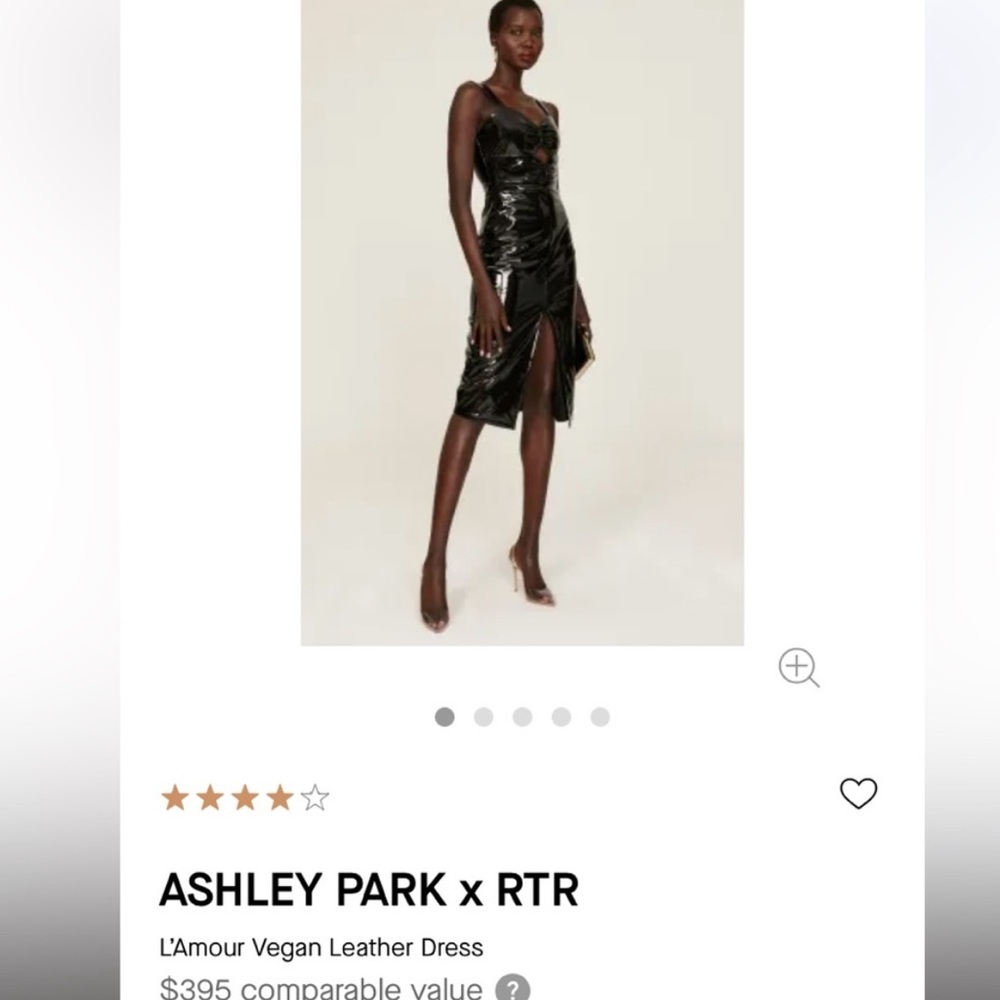 ASHLEY PARK x RTR Faux Vegan Leather Size 6 - Picture 4 of 11